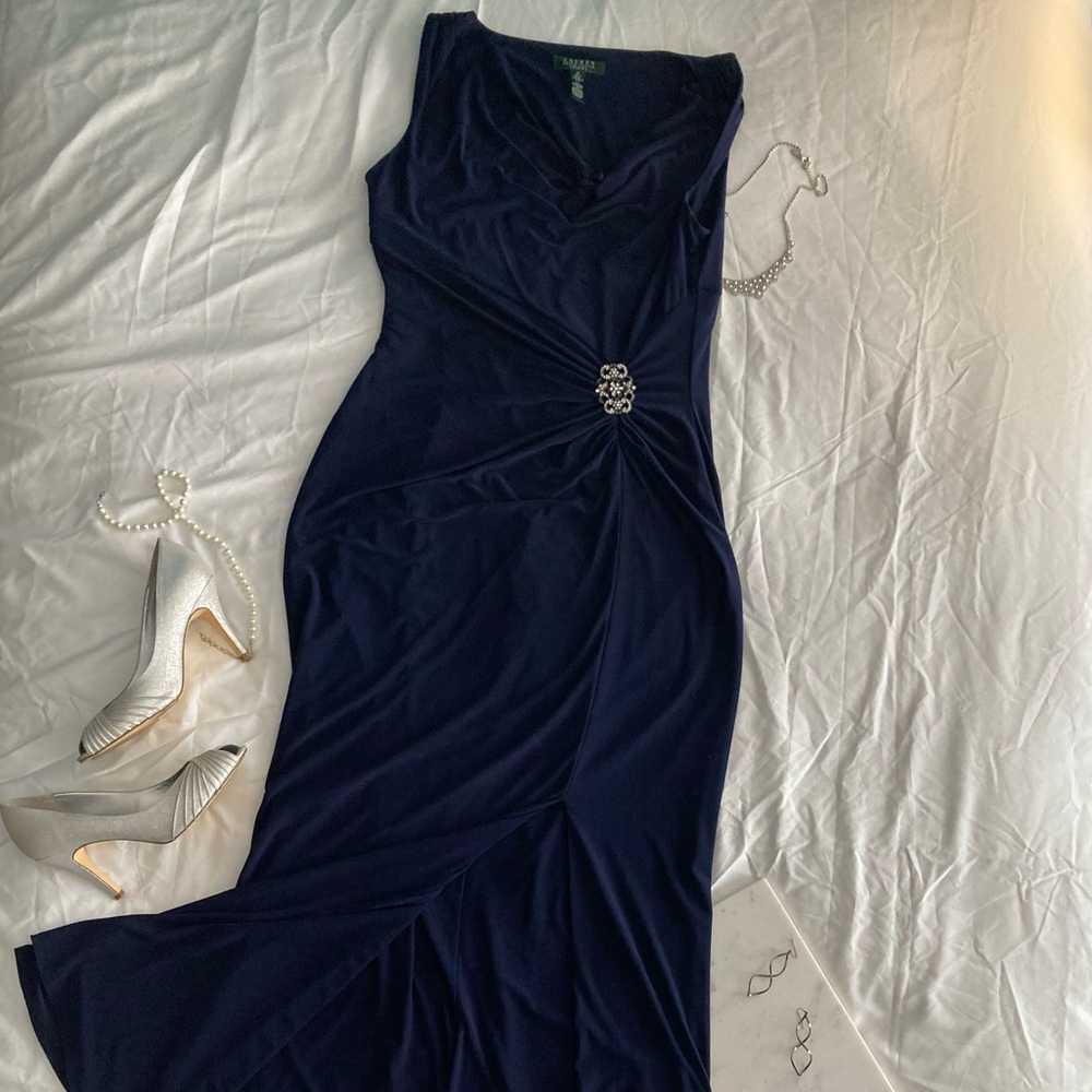 Ralph Lauren Evening Gown with Leg Split